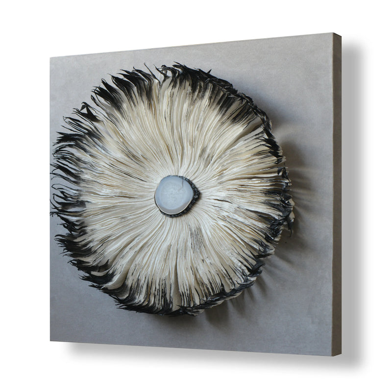 Paper Agate Eye PA-0601 story2 view - paper agate eye composition with mineral-like rings