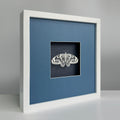 MIOW Paper-Cut Butterfly Art - Blue Background - Set 7