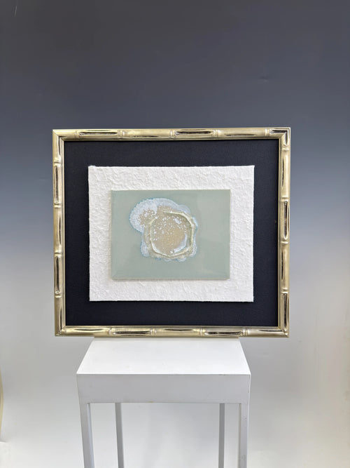 Ceramic Abstract Painting CP-0205 main view - ceramic abstract painting with tactile surface depth