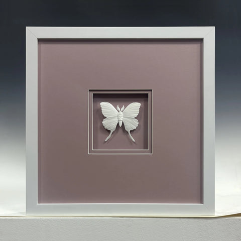 Butterfly-Pink Background PA-0101 story1 view - layered butterfly paper art