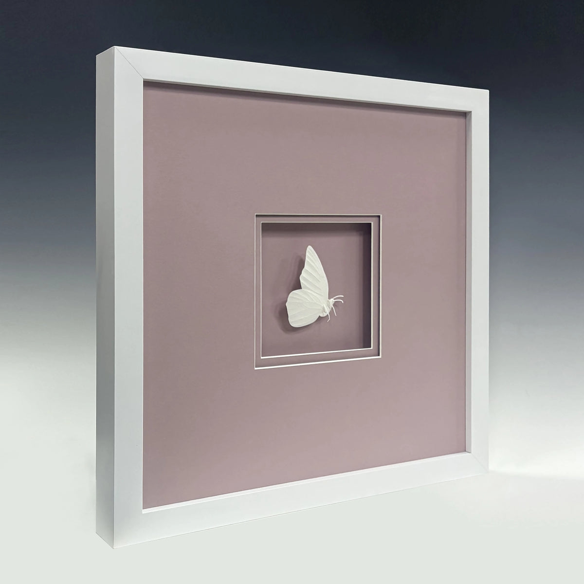 Butterfly-Pink Background PA-0105 story2 view - layered butterfly paper art