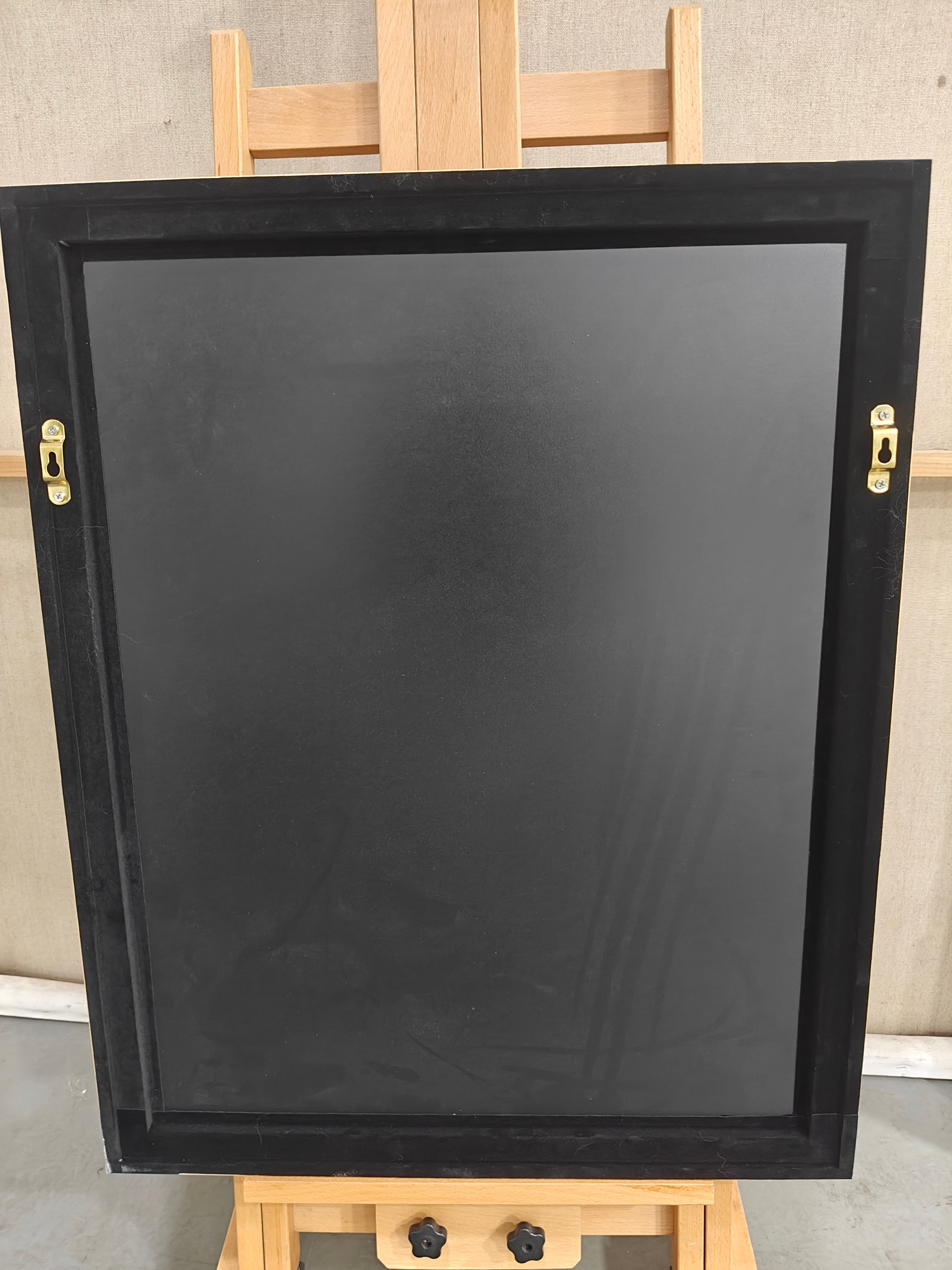 Handcrafted Paper Pulp Art - Triple Circle Vertical Design