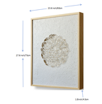 MIOW Paper Pulp Painting - Sculptural Wall Art ZJH04